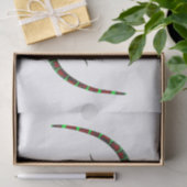 Papier Mousseline Yin Yang Lizards Blanc (Cadeau)