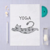 Papier Mousseline Yoga Cat (Artisanat)