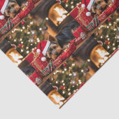 Papier Mousseline Yokie Pup Noël (Détail)