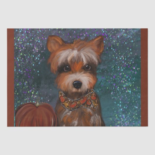 PAPIER MOUSSELINE YORKIE (Recto)