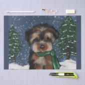 PAPIER MOUSSELINE YORKIE (Artisanat)