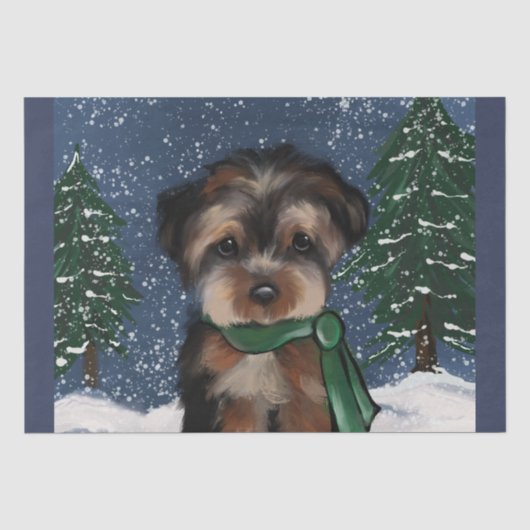 PAPIER MOUSSELINE YORKIE (Recto)