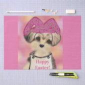 Papier Mousseline Yorkie Poo     (Artisanat)