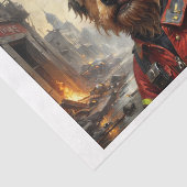 Papier Mousseline Yorkshire Terrier comme pompier (Détail)