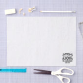 Papier Mousseline You Will Have Joy and Gladness Inspirational Quote (Artisanat)