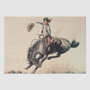 Papier Mousseline « Young Cowboy » par Will James