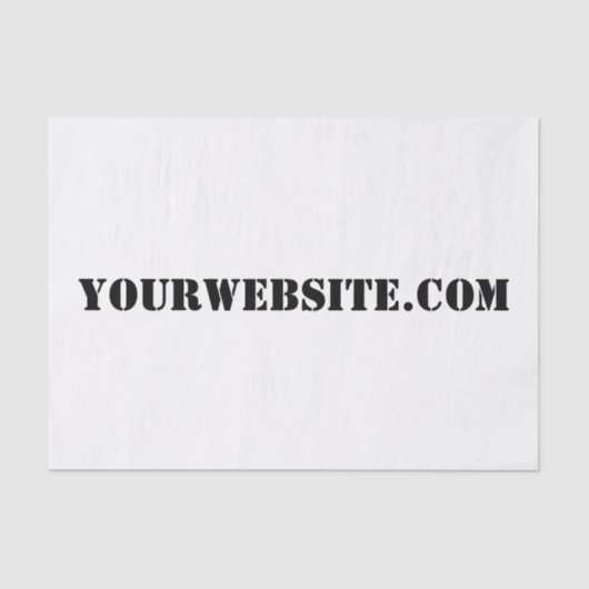 Papier Mousseline YourWebSite.com (Recto)