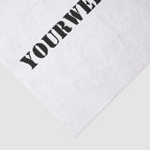 Papier Mousseline YourWebSite.com (Détail)