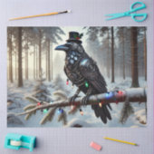 Papier Mousseline Yuletide Raven (Artisanat)