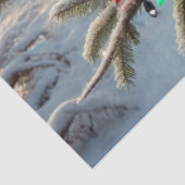 Papier Mousseline Yuletide Raven (Détail)