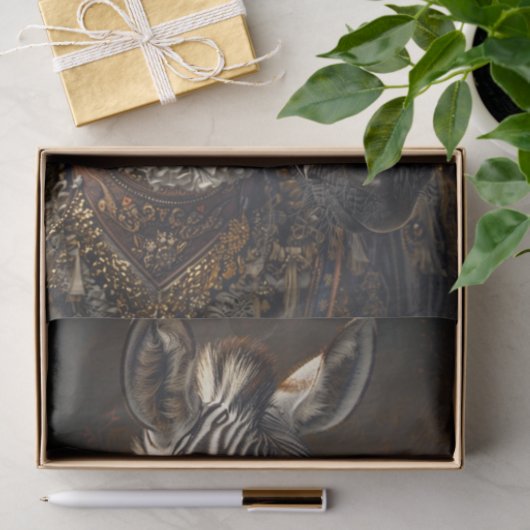 Papier Mousseline Zebra Extravaganza12 (Cadeau)