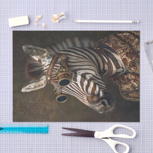 Papier Mousseline Zebra Extravaganza14 (Artisanat)