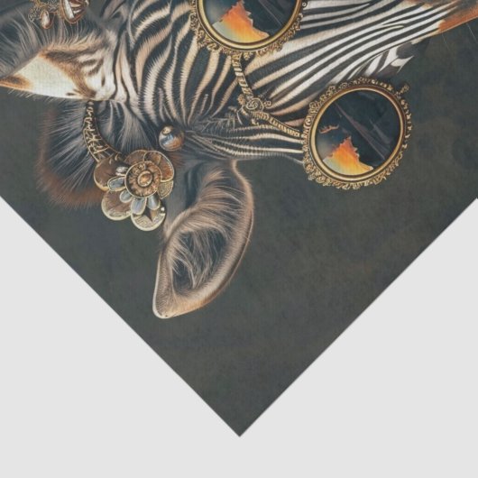 Papier Mousseline Zebra Extravaganza15 (Détail)