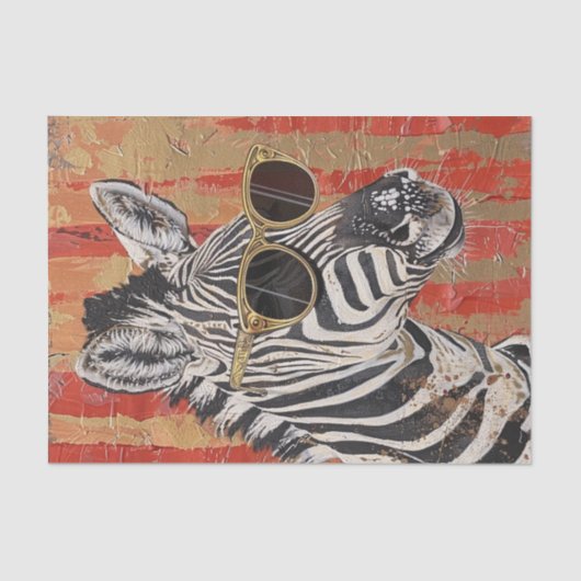 Papier Mousseline Zebra Extravaganza16 (Recto)