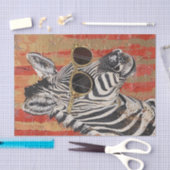 Papier Mousseline Zebra Extravaganza16 (Artisanat)