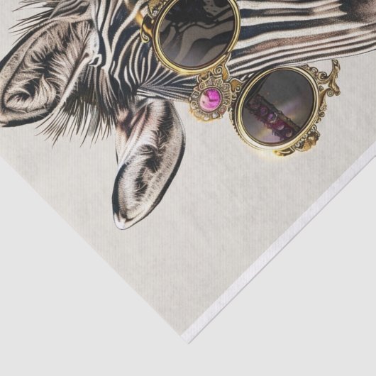 Papier Mousseline Zebra Extravaganza17 (Détail)