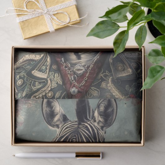 Papier Mousseline Zebra Extravaganza8 (Cadeau)