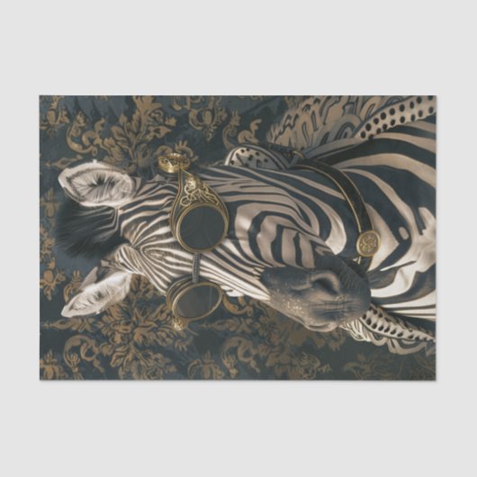 Papier Mousseline Zebra Extravaganza9 (Recto)