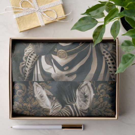 Papier Mousseline Zebra Extravaganza9 (Cadeau)