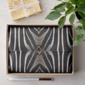 Papier Mousseline Zebra Fur Abstract Design Découpage (Cadeau)