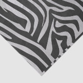 Papier Mousseline Zebra noir et gris clair (Détail)