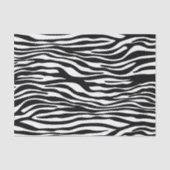 Papier Mousseline Zebra Print, Zebra Stripes, Noir Et Blanc (Recto)