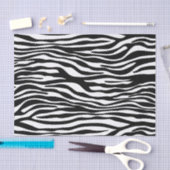 Papier Mousseline Zebra Print, Zebra Stripes, Noir Et Blanc (Artisanat)