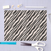 Papier Mousseline Zebra raye une texture transparente + vos idées (Artisanat)
