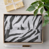 Papier Mousseline Zebra Stripes Poster de animal Découpage Tissu (Cadeau)