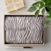 Papier Mousseline Zebra, un animal Brown (Cadeau)