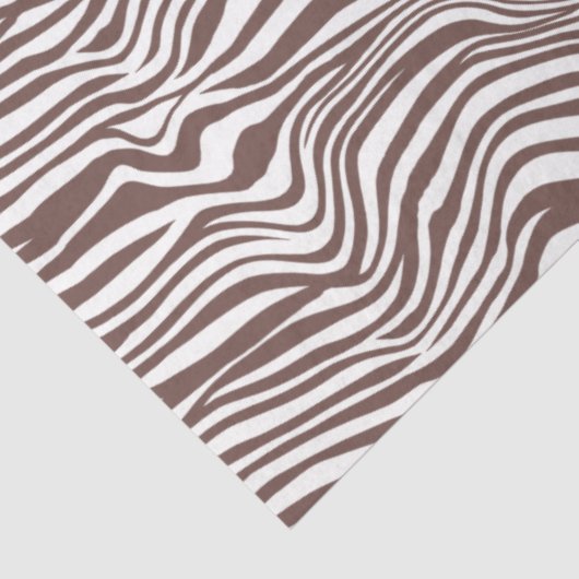 Papier Mousseline Zebra, un animal Brown (Détail)
