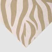 Papier Mousseline Zèbre - Beige-Imprimé (Détail)