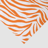 Papier Mousseline Zèbre de safari de mandarine (Détail)