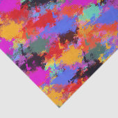 Papier Mousseline Zèbre peint (Détail)