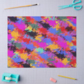 Papier Mousseline Zèbre peint (Artisanat)