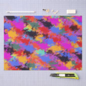 Papier Mousseline Zèbre peint (Artisanat)