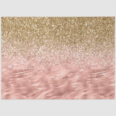 Papier Mousseline Zèbre rose chic Imprimer Glitz (Recto)