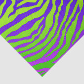 Papier Mousseline Zèbre vert (Détail)