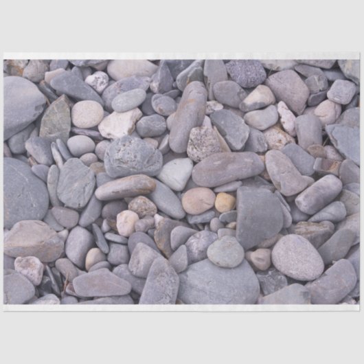 Papier Mousseline Zen Pebbles (Recto)