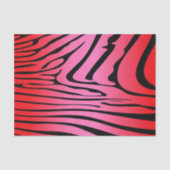 Papier Mousseline Zesty Zebra Red (Recto)