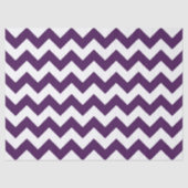 Papier Mousseline Zigzag blanc pourpre (Recto)