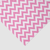 Papier Mousseline ZigZag rose / Motif Chevron (Détail)