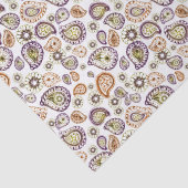 Papier Mousseline Zinnia et Paisley (Détail)