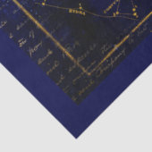 Papier Mousseline Zodiac Constellations Galaxy (Détail)