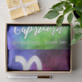 Papier Mousseline Zodiac : Dates de Capricorne (Cadeau)