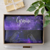 Papier Mousseline Zodiac : Gemini (Cadeau)