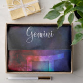 Papier Mousseline Zodiac : Gemini Rainbow Space (Cadeau)