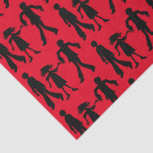 Papier Mousseline Zombies Patterned Walking Dead (Détail)