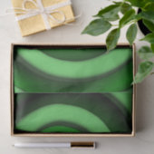 Papier Mousseline Zone de spirale verte (Cadeau)