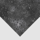 Papier Mousseline Zones de Cheetah Parties scintillant Black Faux (Détail)